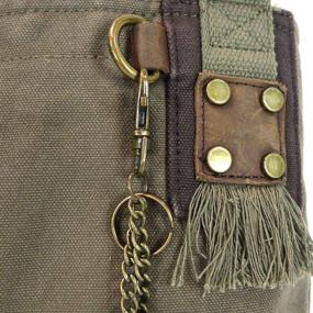 img 3 attached to Chala Cross Body Handbag Canvas Messenger