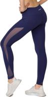 🩲 lovely lovesoft mesh leggings for women: high waist, ankle length yoga pants for workout, running, fitness - non-see through! logo