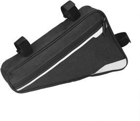 img 3 attached to 🚲 KNMNIU Sport Bike Storage Bag - Triangle Saddle Frame Pouch for Cycling