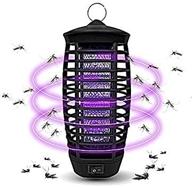 🦟 indoor and patio electric bug zapper: insect mosquito killer with uv light and fly pests trap catcher lamp logo