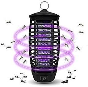 img 4 attached to 🦟 Indoor and Patio Electric Bug Zapper: Insect Mosquito Killer with UV Light and Fly Pests Trap Catcher Lamp