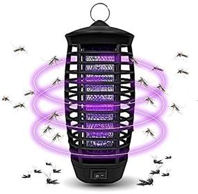 img 1 attached to 🦟 Indoor and Patio Electric Bug Zapper: Insect Mosquito Killer with UV Light and Fly Pests Trap Catcher Lamp