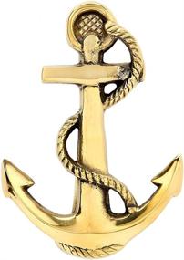 img 1 attached to ⚓️ Stunning Solid Brass Fouled Anchor Doorknocker: Add a Touch of Nautical Charm