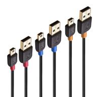 💡 эффективное подключение и зарядка: кабель cable matters 3-pack 3 фута кратких usb-кабелей к mini usb логотип