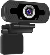 🎥 high definition 1080p usb webcam with microphone for pc desktop and laptop - ideal for video calling, conferencing, streaming, recording, skype - wide angle, plug and play logo