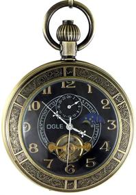 img 4 attached to ⌚ Waterproof Magnifier Tourbillon Mechanical Watch by OGLE