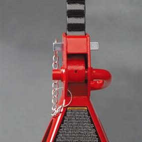 img 3 attached to Torin T42002A Big Red Steel Jack Stands: Double Locking, 2 Ton Capacity, Red - 1 Pair