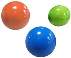 img 3 attached to 🔮 Luminescent Stress Relief Balls, Wall-Sticking Target Balls for Tear-Resistant Fun - Great Toys for Kids and Adults (45mm) Set of 4