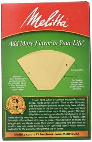 img 2 attached to ☕ Melitta Cone Coffee Filters, Natural Brown #4, 600 Count (6 Packs)