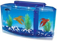 🐠 0.7-gallon penn plax deluxe triple betta bow aquarium tank logo