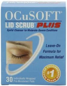 img 1 attached to 🧴 OCuSOFT Lid Scrub Plus: Convenient 30-Count (Pack of 3) Pre-Moistened Pads
