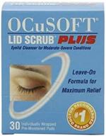 🧴 ocusoft lid scrub plus: convenient 30-count (pack of 3) pre-moistened pads logo