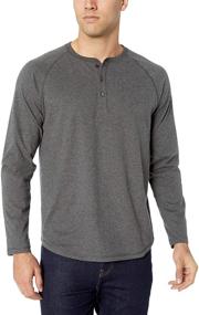 img 2 attached to Oatmeal Men's Clothing and Shirts by Amazon Essentials - Regular Fit, Long Sleeve