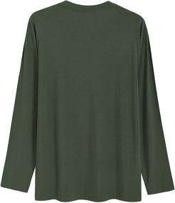 img 3 attached to Latuza Bamboo Viscose Sleeves T Shirt: Premium Men's Sleepwear & Lounge Attire