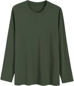 img 4 attached to Latuza Bamboo Viscose Sleeves T Shirt: Premium Men's Sleepwear & Lounge Attire