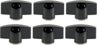 🔩 all american 64 bakelite wing nut - 6 pieces: high-quality hardware for easy assembly logo