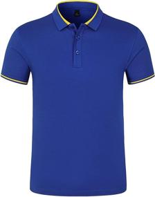 img 2 attached to KENMAX Classic Tipped Quick Dry Performance Men's Clothing in Shirts