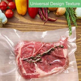img 1 attached to 👜 O2frepak 100 Quart Size 8" x 12" Vacuum Sealer Bags for Food Saver - BPA Free, Puncture Prevention, Sous Vide Compatible