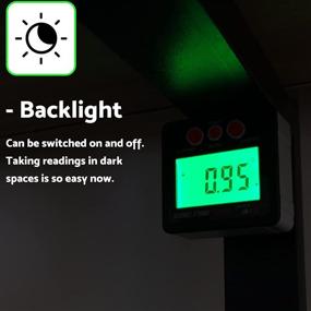 img 1 attached to 📐 Enhance Measurement Precision with Stead Fast Protractor Inclinometer Backlight: A Reliable Tool for Accurate Angle Readings