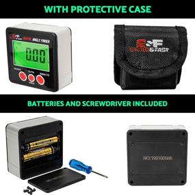 img 3 attached to 📐 Enhance Measurement Precision with Stead Fast Protractor Inclinometer Backlight: A Reliable Tool for Accurate Angle Readings