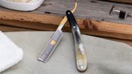 dovo horn handle straight razor logo