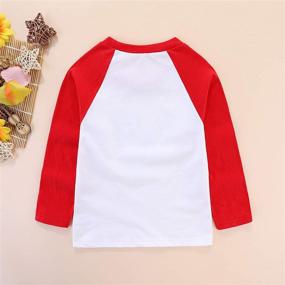 img 3 attached to Adorable Mommy's/Daddy's Little Valentine Raglan Long Sleeve T-Shirt Tops for Boys and Girls - Cute Baseball Shirt with Letter Print - Casual Tees