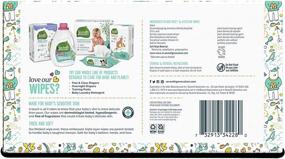 img 3 attached to 🧻 768 Count Seventh Generation Free & Clear Baby Wipes with Flip Top Dispenser – Unscented and White