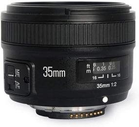 img 3 attached to 📷 YONGNUO YN35mm F2 AF/MF Wide-Angle Fixed/Prime Auto Focus Lens for Nikon DSLR Cameras - Enhanced SEO