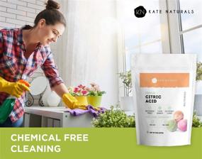 img 2 attached to Kate Naturals Citric Acid Fine Grain (8 oz) - All-Natural, Food-Grade, Non-GMO. Multipurpose Product for Cooking & Descaling Hard-Water Residue. 8oz