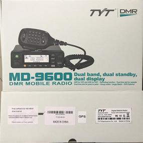 img 1 attached to Tune Your Talk (TYT) MD-9600 GPS Dual Band DMR Mobile Transceiver 50-Watt Car Truck Radio