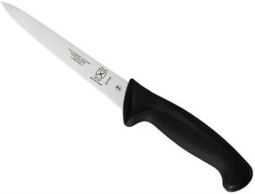 img 4 attached to Mercer Culinary - M23406 Millennia 6-Inch Wavy Edge Utility Knife: Sleek and Versatile Black Kitchen Essential