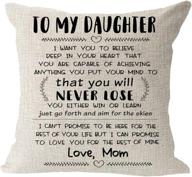 daughter believe blessing decorative pillowcase логотип