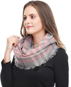 img 1 attached to 🧣 Elevate Your Style with SAFERIN Infinity Fashion Circle Scarves: Perfect Women's Accessories for Scarves & Wraps