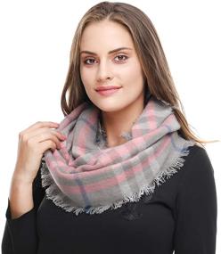 img 2 attached to 🧣 Elevate Your Style with SAFERIN Infinity Fashion Circle Scarves: Perfect Women's Accessories for Scarves & Wraps