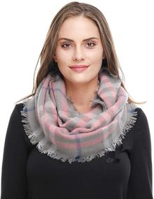 img 4 attached to 🧣 Elevate Your Style with SAFERIN Infinity Fashion Circle Scarves: Perfect Women's Accessories for Scarves & Wraps