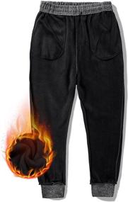 img 3 attached to LAIWANG Sherpa Athletic Sweatpants Jogger Men's Clothing for Active