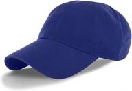 🧢 100% cotton adjustable baseball cap by kangora plain logo