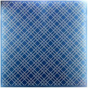 img 1 attached to 🔍 Kwan Crafts Large Size Dots Grid Plastic Embossing Folders: Perfect for Card Making & Paper Crafts, 19.8x19.8cm