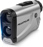 🏌️ peakpulse lc600ag golf rangefinder: perfect your club choice with slope compensation, flag acquisition, pulse vibration, and fast focus system on a 600 yard range logo