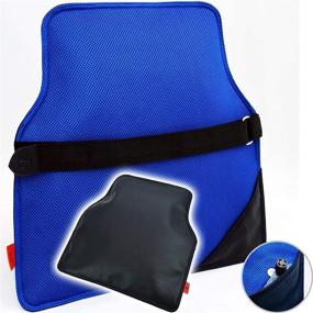 img 4 attached to Ultimate Comfort and Immediate Relief with 😌 AJUVIA JazzRX 3-in-1 Back Support Office Chair Cushion