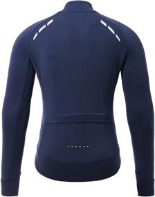 img 3 attached to 🚴 Santic Men's Long Sleeve Cycling Jersey with Reflective Features, Full Zipper, and Convenient Pockets