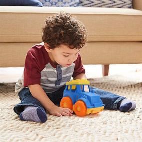 img 1 attached to 🚛 LotFancy 9'' Dump Truck Toy for Kids: Small Plastic Sand Truck, Construction Play Vehicle Toy for Baby Toddlers Outdoor Fun - BPA-Free & Phthalates-Free