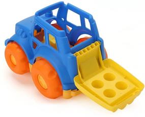 img 3 attached to 🚛 LotFancy 9'' Dump Truck Toy for Kids: Small Plastic Sand Truck, Construction Play Vehicle Toy for Baby Toddlers Outdoor Fun - BPA-Free & Phthalates-Free