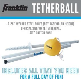 img 1 attached to 🏀 Franklin Sports All-Ages Tetherball Set