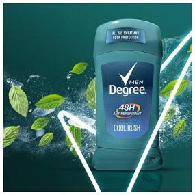 img 1 attached to Degree Men Original Antiperspirant Deodorant - 48-Hour Odor 🧴 Protection Cool Rush Men's Deodorant Stick 2.7 oz (Pack of 6)
