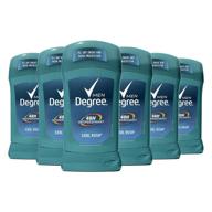 мужской антиперспирант-дезодорант "degree men original" - защита от запаха на 48 часов 🧴 "cool rush" мужская дезодорантная палочка объемом 2,7 унций (упаковка из 6 штук) логотип