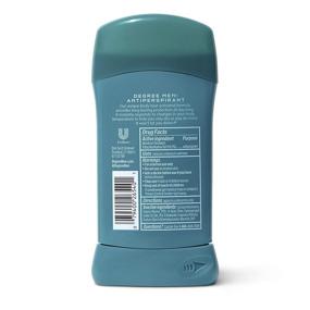 img 3 attached to Degree Men Original Antiperspirant Deodorant - 48-Hour Odor 🧴 Protection Cool Rush Men's Deodorant Stick 2.7 oz (Pack of 6)