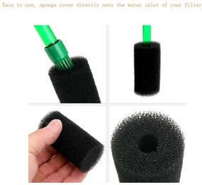 img 1 attached to 🐠 Optimized Powkoo Intake Filter Sponge: Enhancing Aquarium Fish Tank Filtration with Sponge Filter Covers