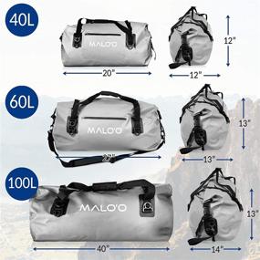 img 2 attached to 🎒 Stylish and versatile: Malo'o Roll-Top Duffle - Perfect for any adventure