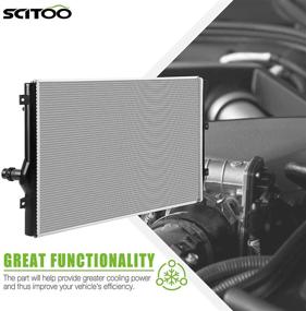img 3 attached to SCITOO Radiator Compatible 2001 2009 CU2805